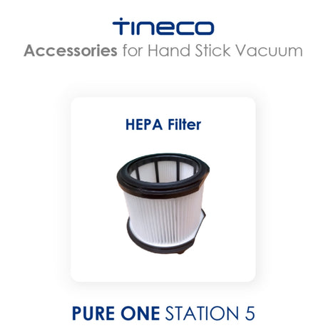 Tineco HEPA for STATION 5' Hand Held Vacuum - Washable (1PCS)